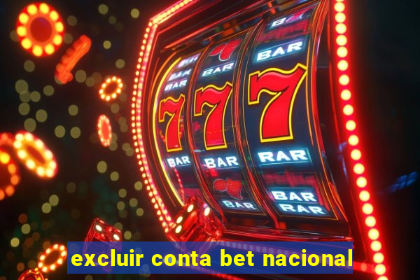 excluir conta bet nacional